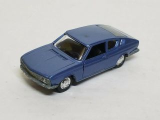 Vintage Schuco 821 Audi 100 Coupe Blue