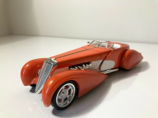1/18 Scale Metal Die Cast Model Mattel Hot Wheels Boat Tail Speedster Orange