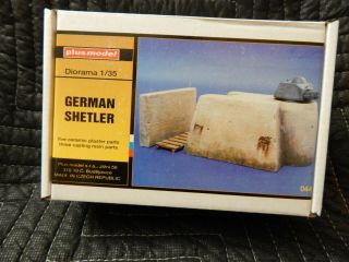 Plus Models,  1/35 Scale German Shelter Diorama Base
