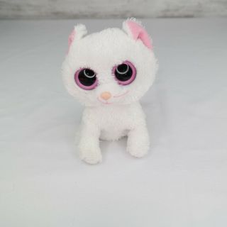 Ty Beanie Boos Cashmere The Cat Small White Plush