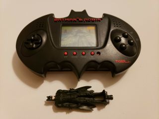 1997 Batman And Robin Lcd Handheld Game By Tiger With Figure