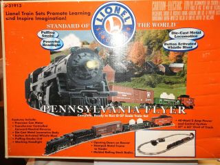 Lionel O Scale 6 - 31933 Pennsylvania Flyer Electric Train Set Ready To Run