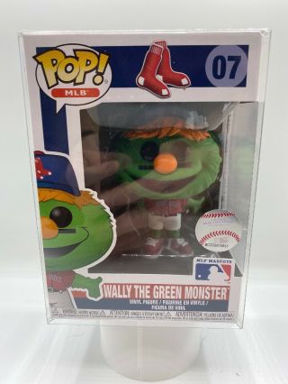 Funko Pop Mlb Stars Red Sox Wally The Green Monster Vinyl Figure In Protector