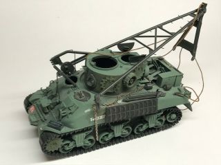 Us M32 Sherman Arv,  1/35,  Built & Finished For Display,  Good.