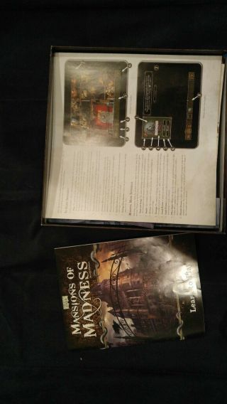 Mansions Of Madness Board Game,  2nd Edition Fantasy Flight Pre Owed Complete