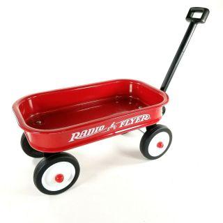 Kids Toy Wagon Mini Radio Flyer Little Home Outdoor Play Red Small Version Wheel