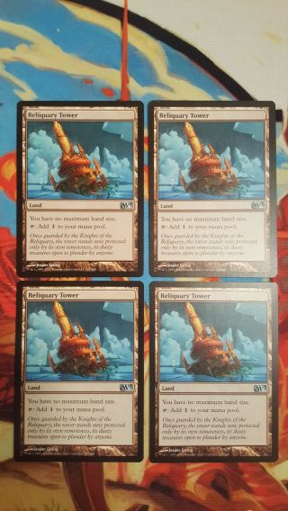 Reliquary Tower 4x Magic The Gathering Mtg Card - M13 - $50,