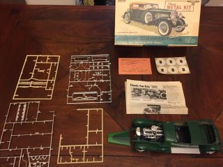 Vintage Hubley Model Sj Dusenberg La Grande Mostly Assembled Kit