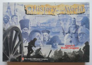 History Of The World Avalon Hill 1993 Unpunched & Complete