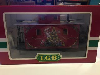 Lgb G Gauge 44650 Christmas Caboose W Box 44650