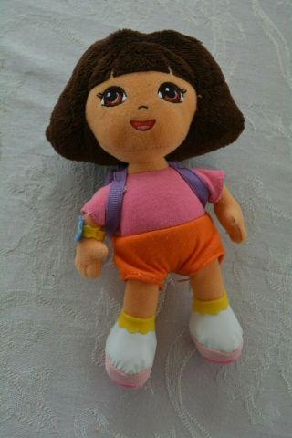 2013 Ty Beanie Babies Dora The Explorer Backpack Plush Stuffed Animal Toy Doll 8