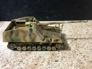 Used/built/painted Model - Bandai German Ww Ii Sdkfz 164 " Nashorn " 1/48