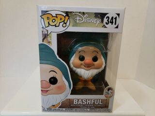 Funko Pop Disney Snow White And The Seven Dwarfs: Bashful 341 Box
