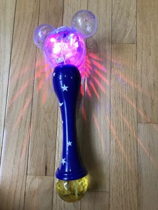 Disney Bubble Light Up Wand Machine Fantasmic Mickey