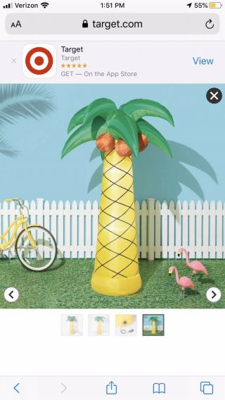 Sun Squad Led Inflatable Palm Tree