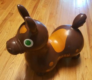 Ledraplastic Brown Rody Horse Ride On Bouncing Toddler Pony Italy 2