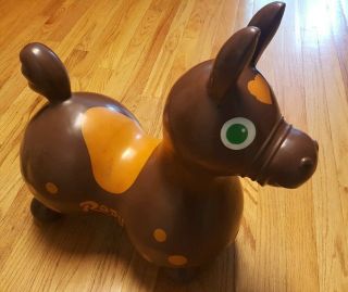 Ledraplastic Brown Rody Horse Ride On Bouncing Toddler Pony Italy 3