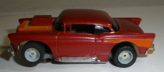 Tyco 57 Chevy Ho Slot Car Lighted Chassis
