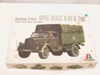 1/35 Italeri German Ww2 Truck Opel Blitz 3 (t) S.  Type Plastic Scale Model Kit