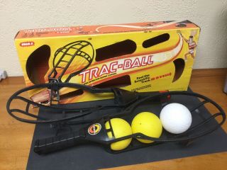 Vintage 1979 Wham - O Trac Ball W/ Box & 3 Balls