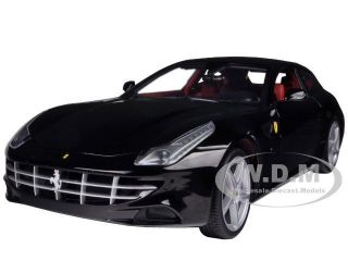 Boxdented Ferrari Ff Black 1/18 Diecast Model Car By Hotwheels X5526