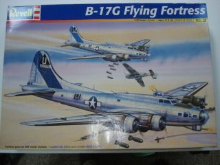 Revell B - 17g Flying Fortress 1/48 Model Kit,  Opened Box,  Parts