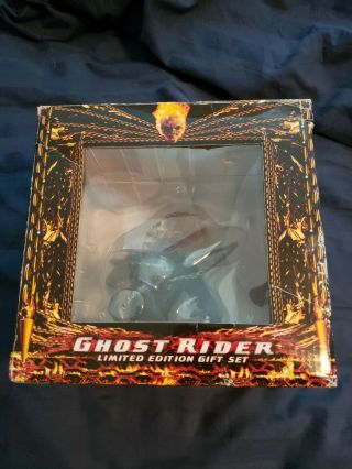 2007 Marvel Ghost Rider Limited Edition Gift Set Mini Bust Statue Only (no Dvd)