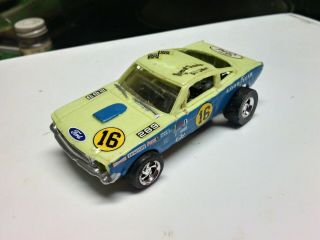 Ford Mustang Road Race Ho Tjet Slot Car Body Only,  Fits Aurora 16