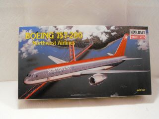 Mini Craft Boeing 757 - 200 Northwest Airlines 1/144 (a265)