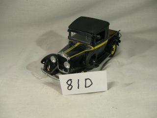 Danbury 1:24 1929 Dodge Pickup - Black/yellow -