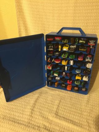 vintage hot wheels case with 57 cars 3
