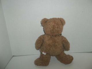 1992 ty classic tan brown curly teddy bear plush beanie baby 11 