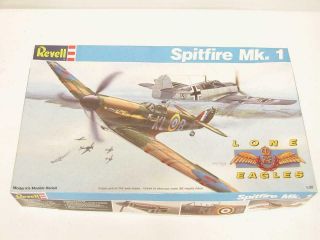 1/32 Revell Monogram Supermarine Spitfire Mk 1 Ww2 Raf Plastic Scale Model Kit