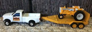 1/64 Scale Minneapolis - Moline G 750 Toy Tractor Truck And Trailer