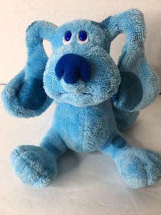 Blue The Nick Jr.  Blues Clues Dog Ty Beanie Baby 6 " - No Hang Tag