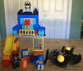 Lego Duplo Dc Comics Batman Set 10545 Batcave Adventure Complete & Awesome