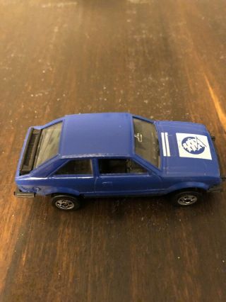 Vintage 1983 Hot Wheels Ford Escort Leo India Dark Blue Rare