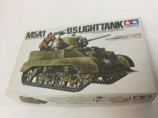 Tamiya 1:35 Wwii Us Light Tank M5a1 Plastic Model Kit Mm97 35097u