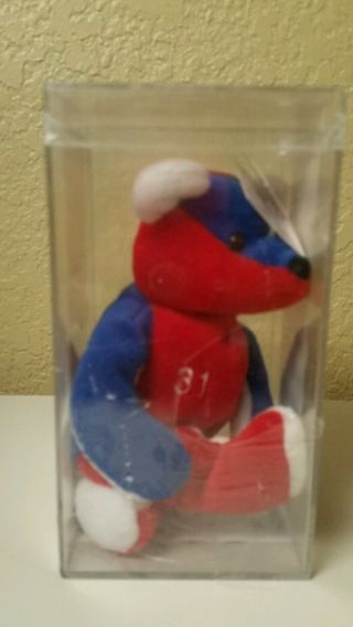 Salvinos Bammers Piazza Bear Collectors Retired Red White And Blue