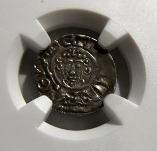 England,  Anglo Saxon John I (1199 - 1216) Silver Penny London,  Ilger - Ngc Au - 50