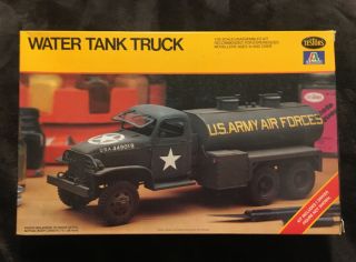 Testors Italeri 855 U.  S.  Army Water Tank Truck 1/35 Scale 1981 A21