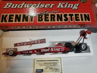 Kenny Bernstein Budweiser King 1/24 Scale Dragster Revell Nhra Diecast