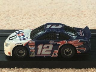 Tyco 440X2 12 Jeremy Mayfield Ford Taurus Mobil 1 HO Slot Car Chassis Runs 2