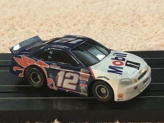 Tyco 440X2 12 Jeremy Mayfield Ford Taurus Mobil 1 HO Slot Car Chassis Runs 3