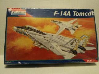 Revell Monogram F - 14a Tomcat Model Kit - 1:48 Scale Skill Level 2,  2001