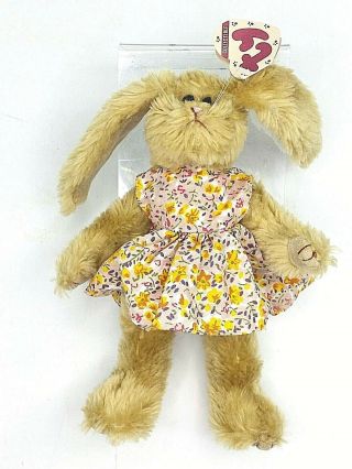 Ty Beanie Baby Collectible Shelby The Bunny Rabbit Jointed Plush Toy