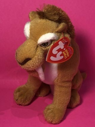 Ty Beanie Baby Diego - The Saber Tooth Tiger (ice Age Dawn Of The Dinosaurs)
