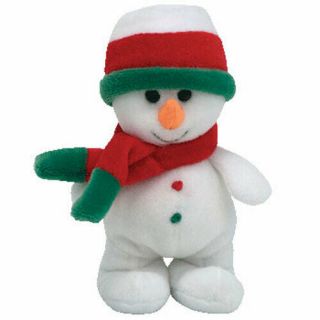 Ty Jingle Beanie Baby - Flakesy The Snowman (4.  5 Inch) - Mwmts Ornament