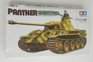 Tamiya 35065 Wwii German Panther Tank 1/35 Scale Plastic Model Kit