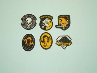 1/6 Scale Metal Gear Solid Fabric Patches For Action Figures